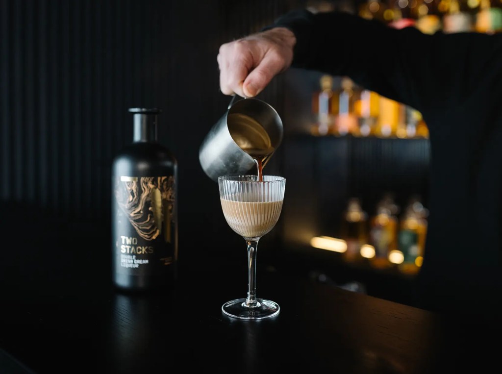 Double Irish Cream on bar